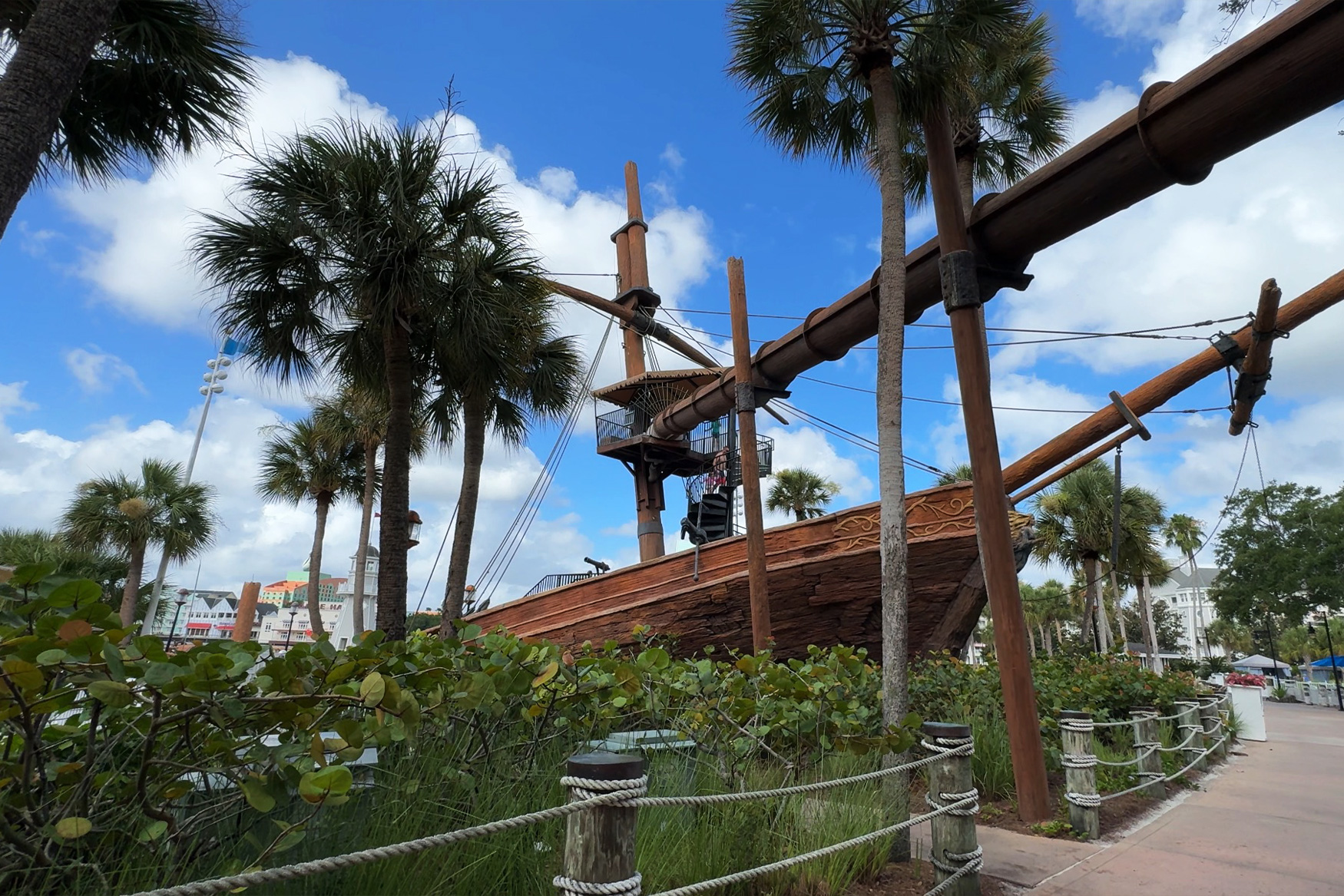 Disney’s Beach Club Villas Pirate Ship Waterslide