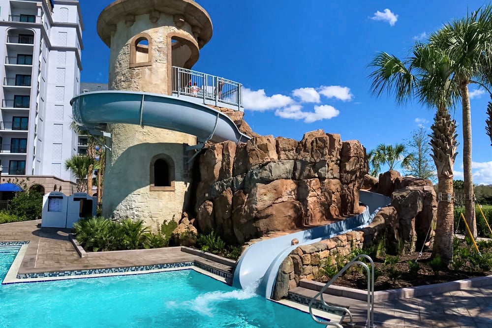 Disney's Riviera Resort Pool Slide