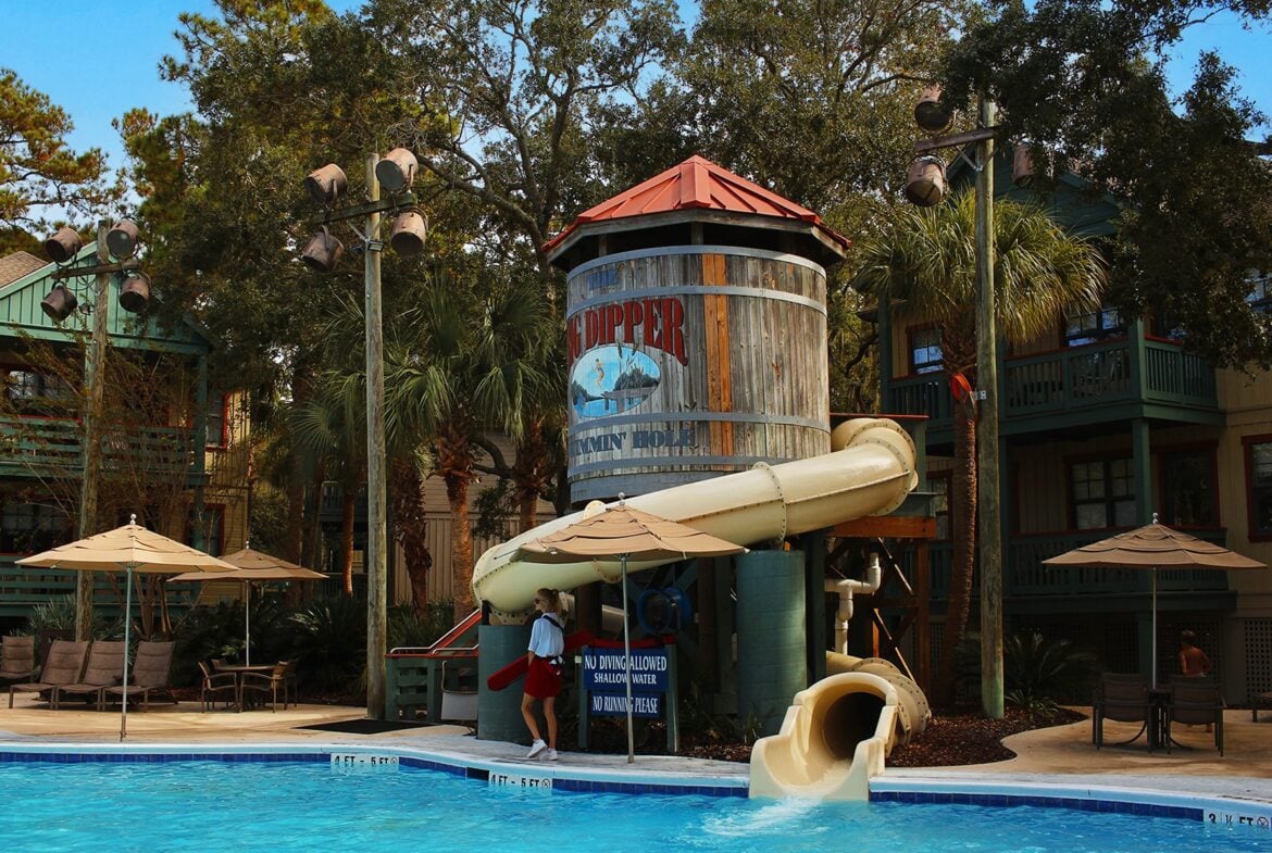 Disney's Hilton Head Island Resort Pool Water Slide