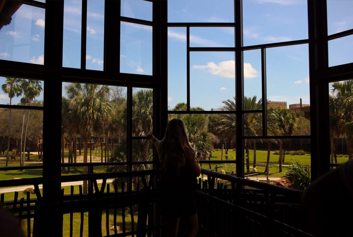 Animal Kingdom Lodge - Kidani Village - Lobby Window