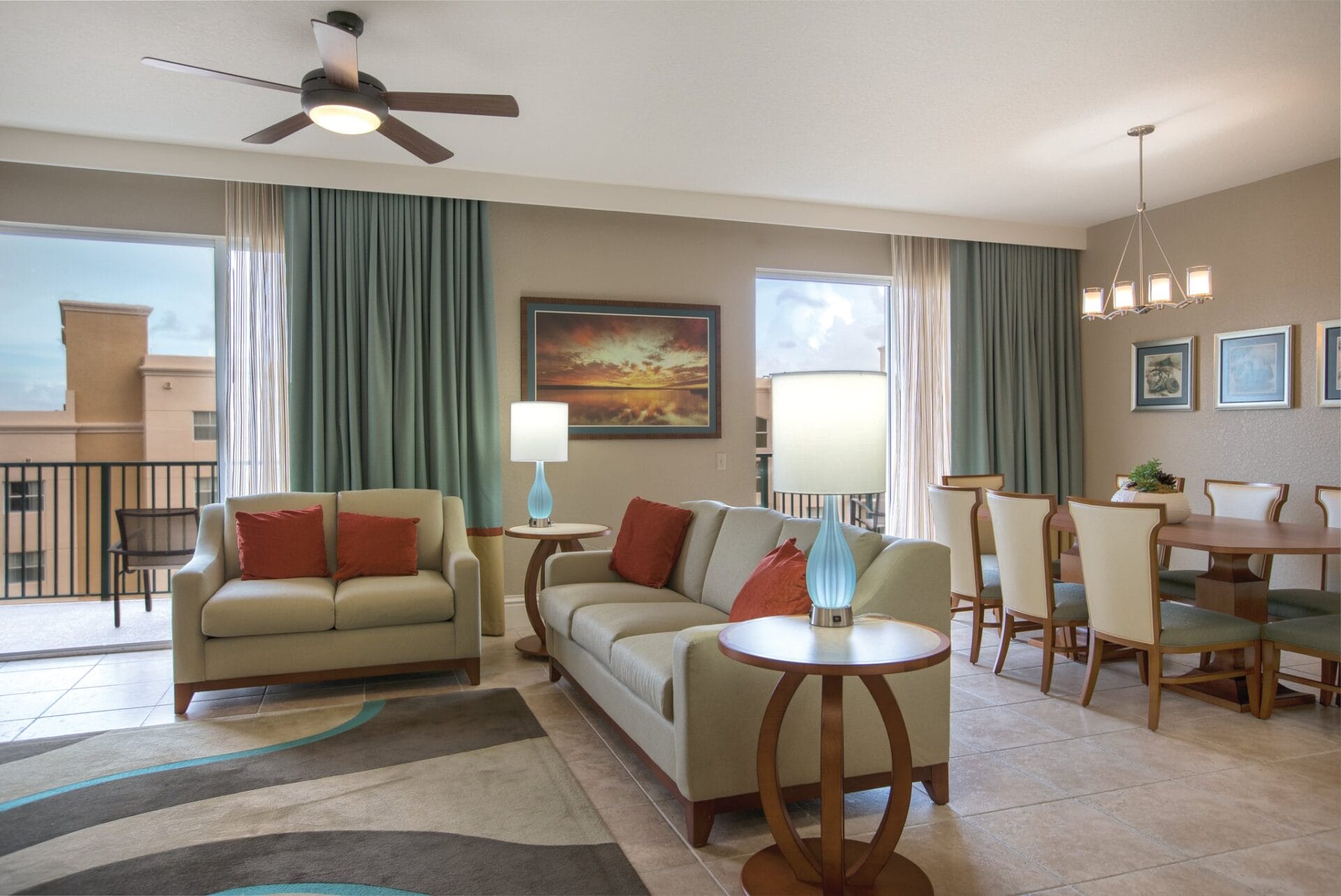 Wyndham Palm Aire Living Area