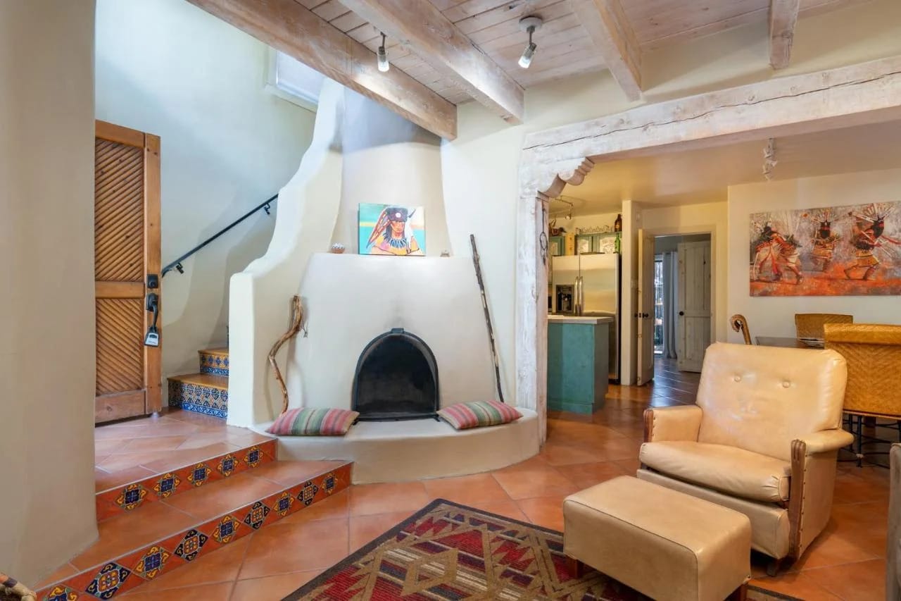 Las Brisas De Santa Fe Living Room Fireplace