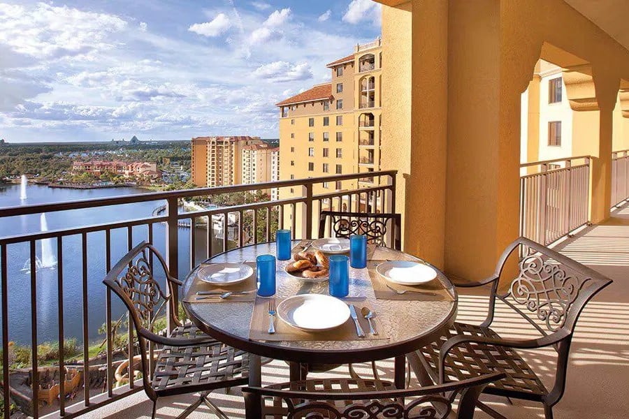 Pros and Cons of Wyndham Timeshare: Club Wyndham Bonnet Creek Resort Balcony