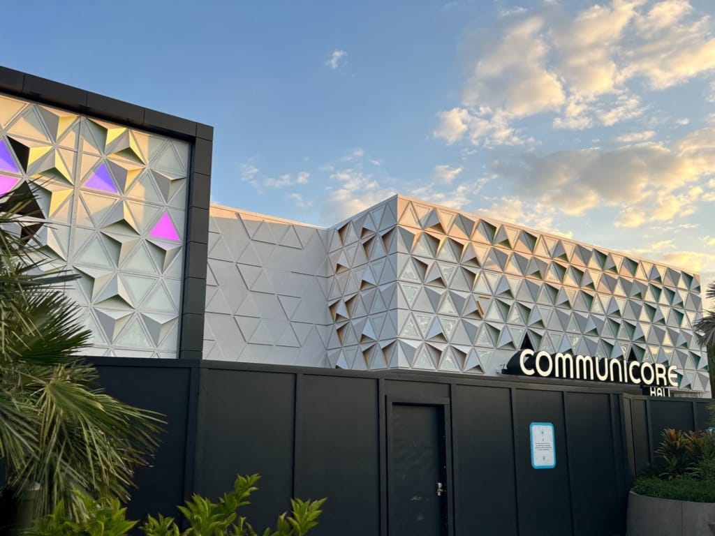 CommuniCore Hall, located in world celebrations has exciting fresh elements 