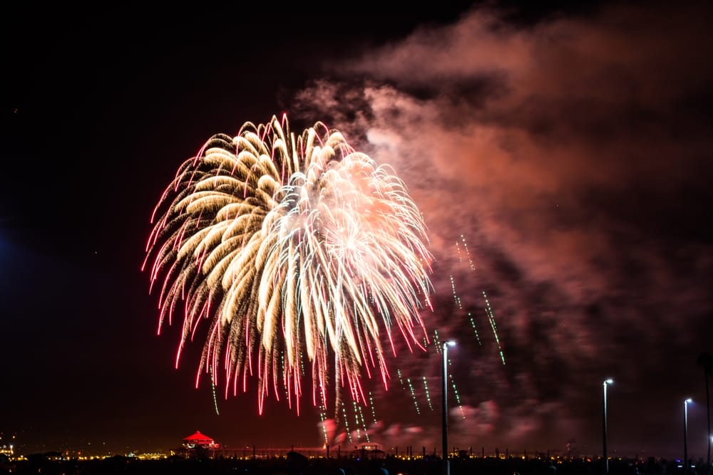 Huntington Beach 4th of July Parade Fireworks Show