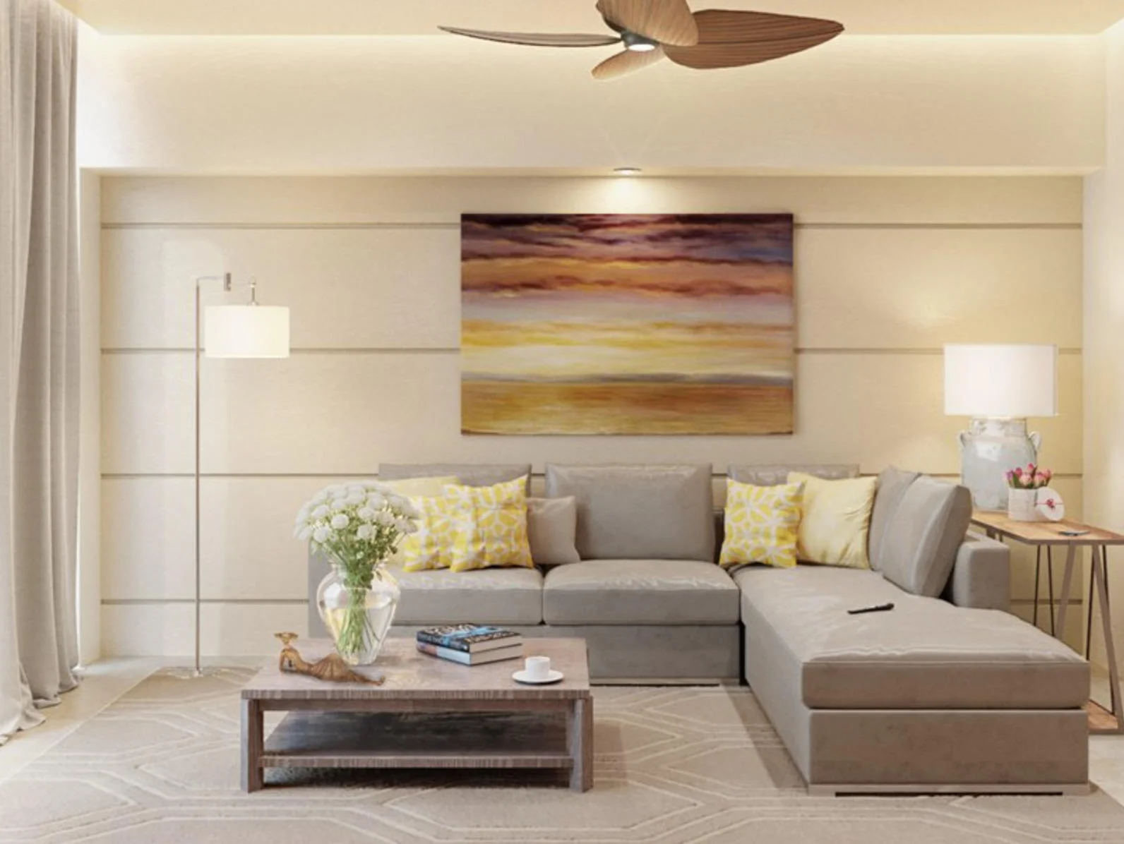 Grand Solmar Pacific Dunes Living Room