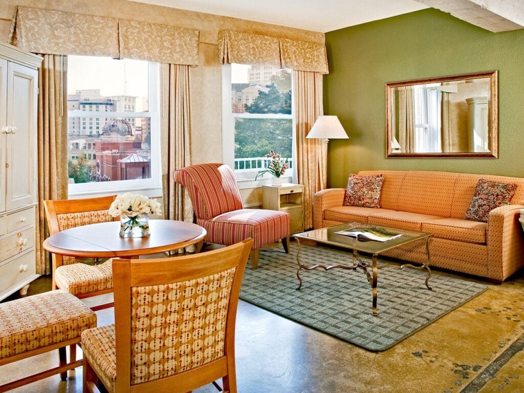 riverside suites living room