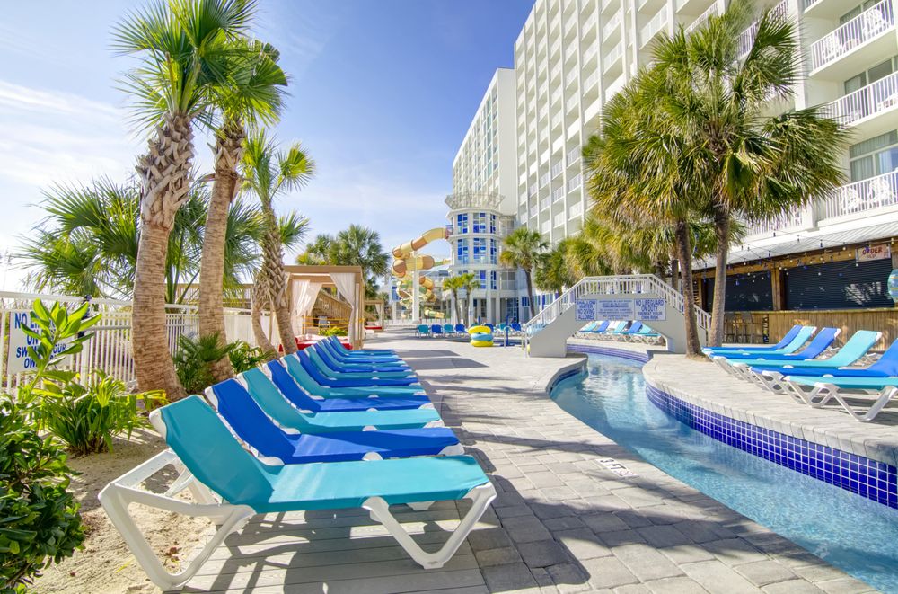 Crown Reef Beach Resort Pool Deck