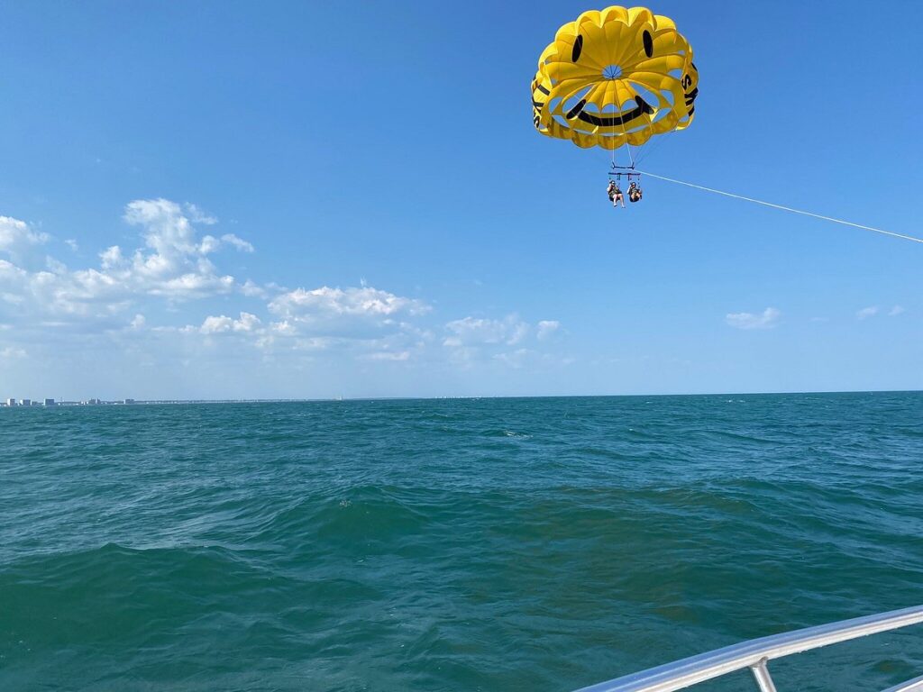 parasailing