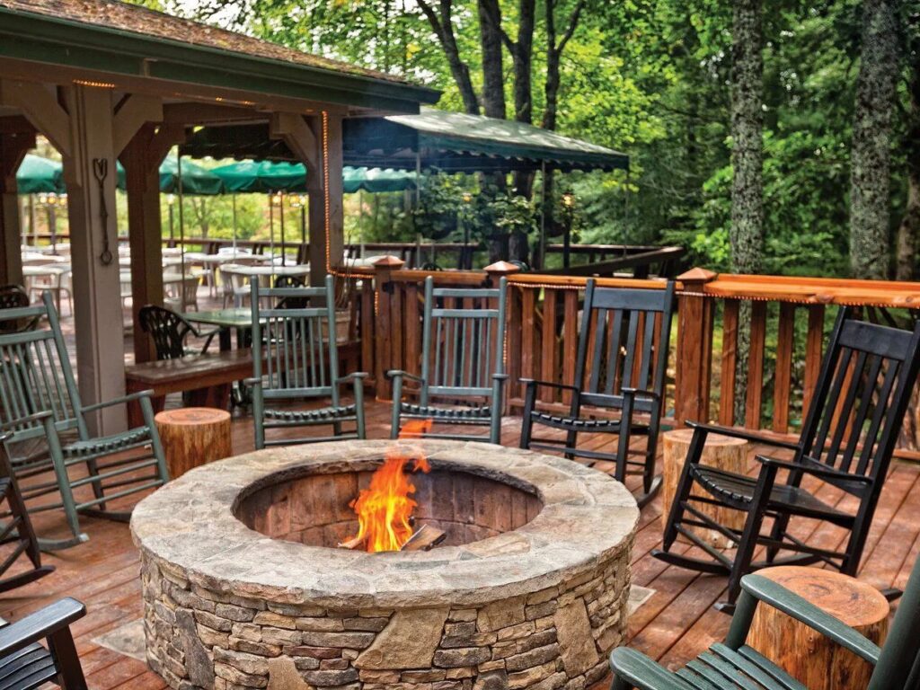 Wyndham North Carolina Fairfield Sapphire Valley fire pit