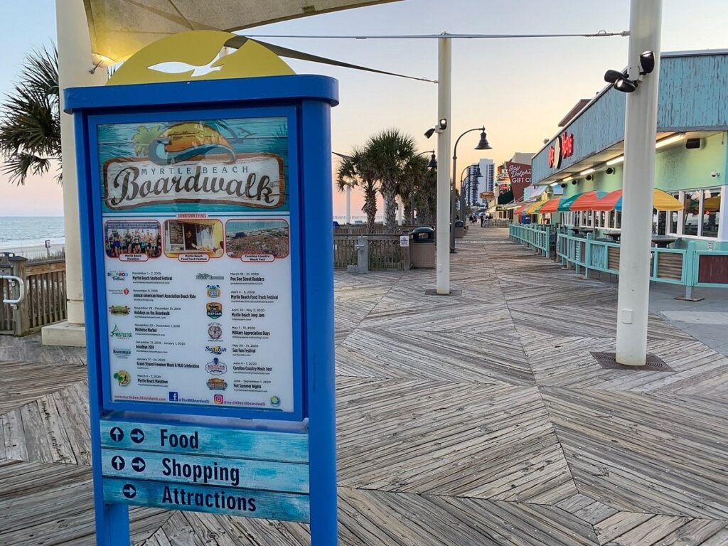 myrtle beach boardwalk: best vacation spots in america