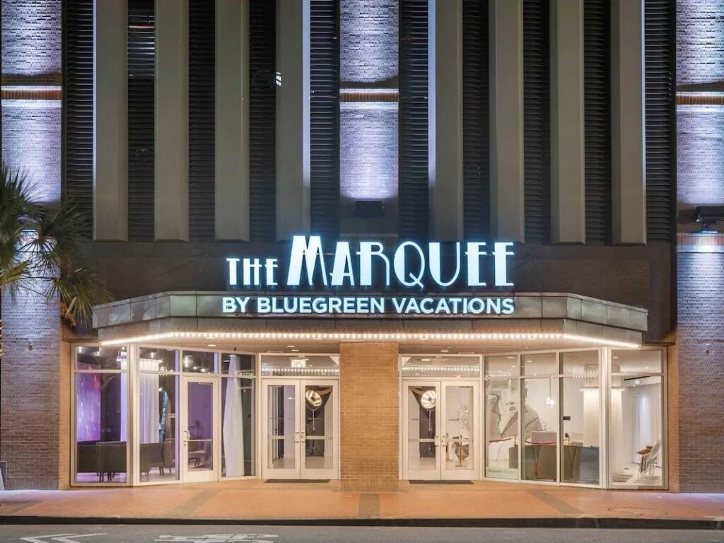 marquee exterior: best vacation spots in usa