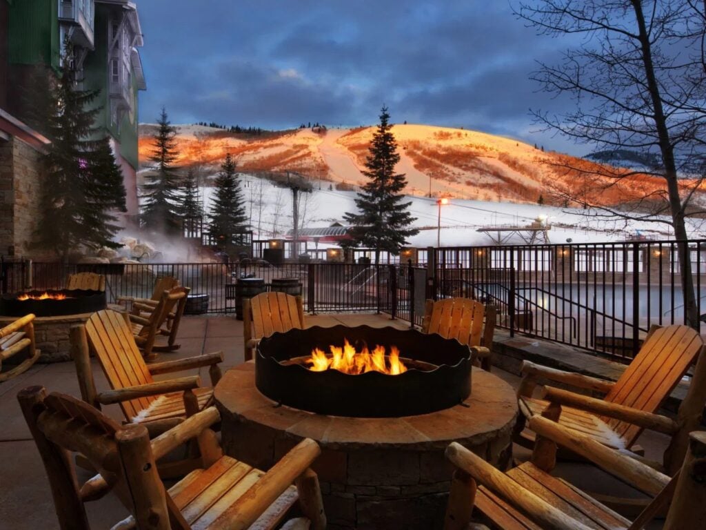 Marriott's MountainSide Resort firepit