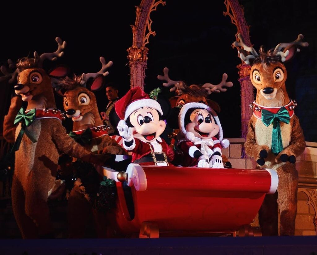 mickey and reindeer