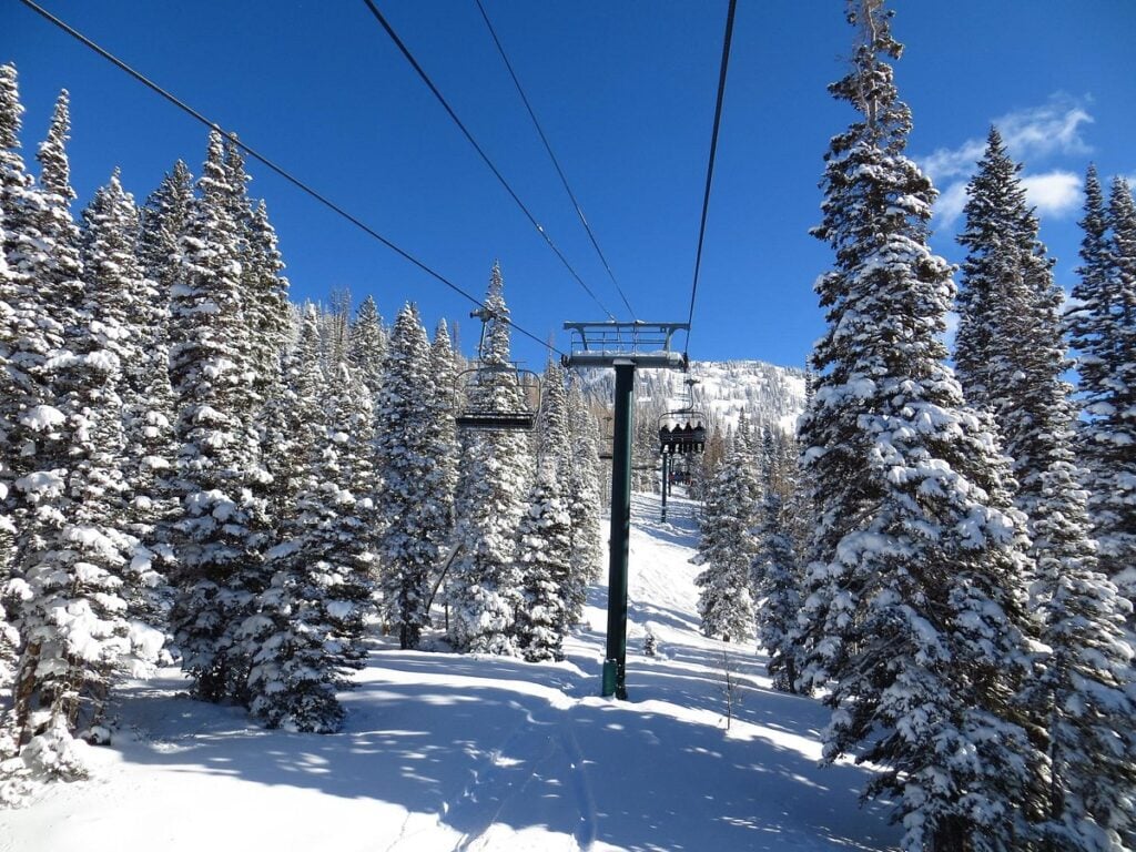 ski lift at brighton