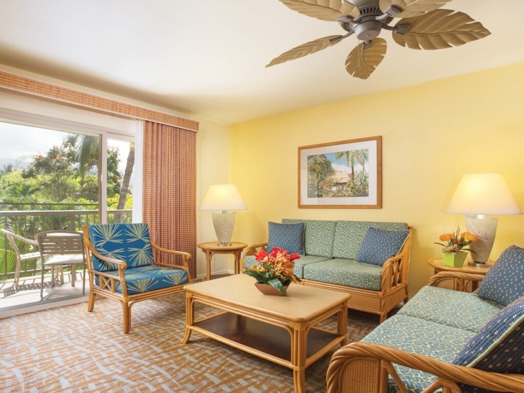 worldmark kona living room