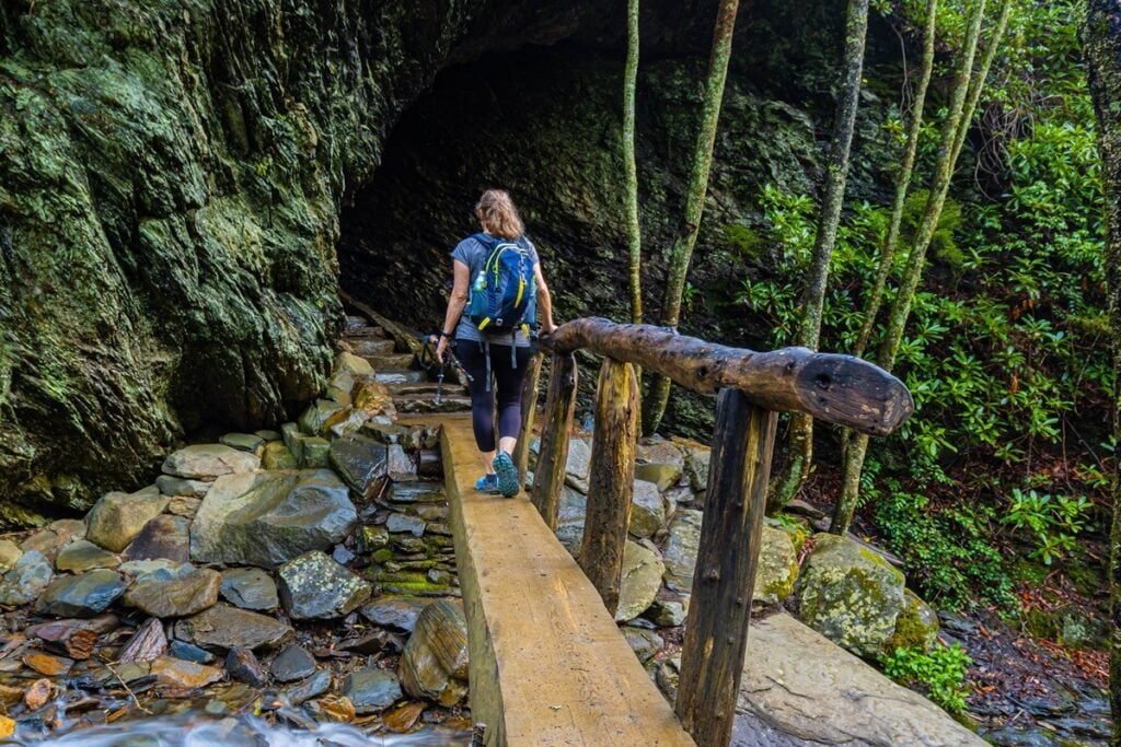 The Great Smoky Mountains National Park hiking