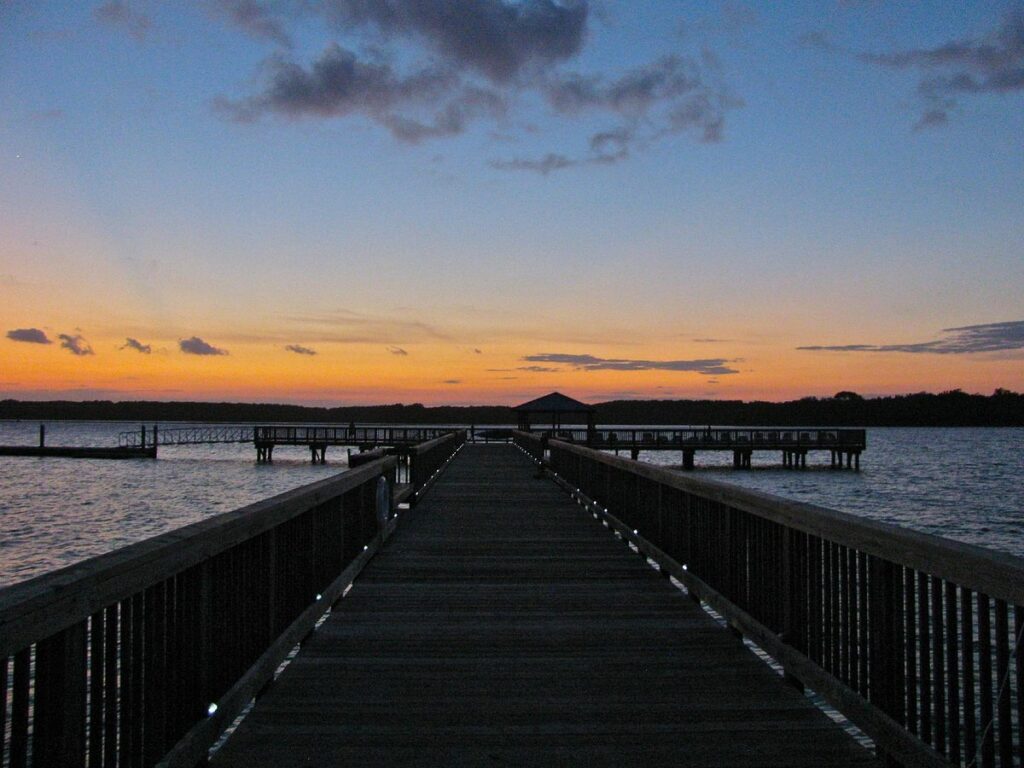 bluewater resort private dock