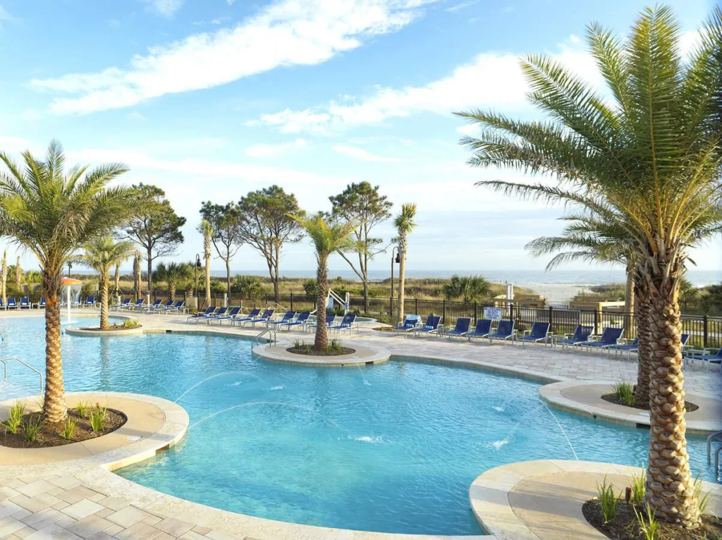 Ocean Oak Resort by Hilton Grand Vacations pool