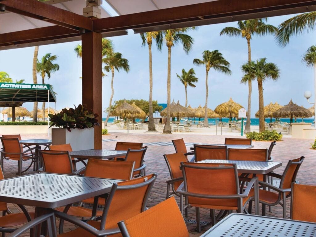 dining at marriott aruba ocean club