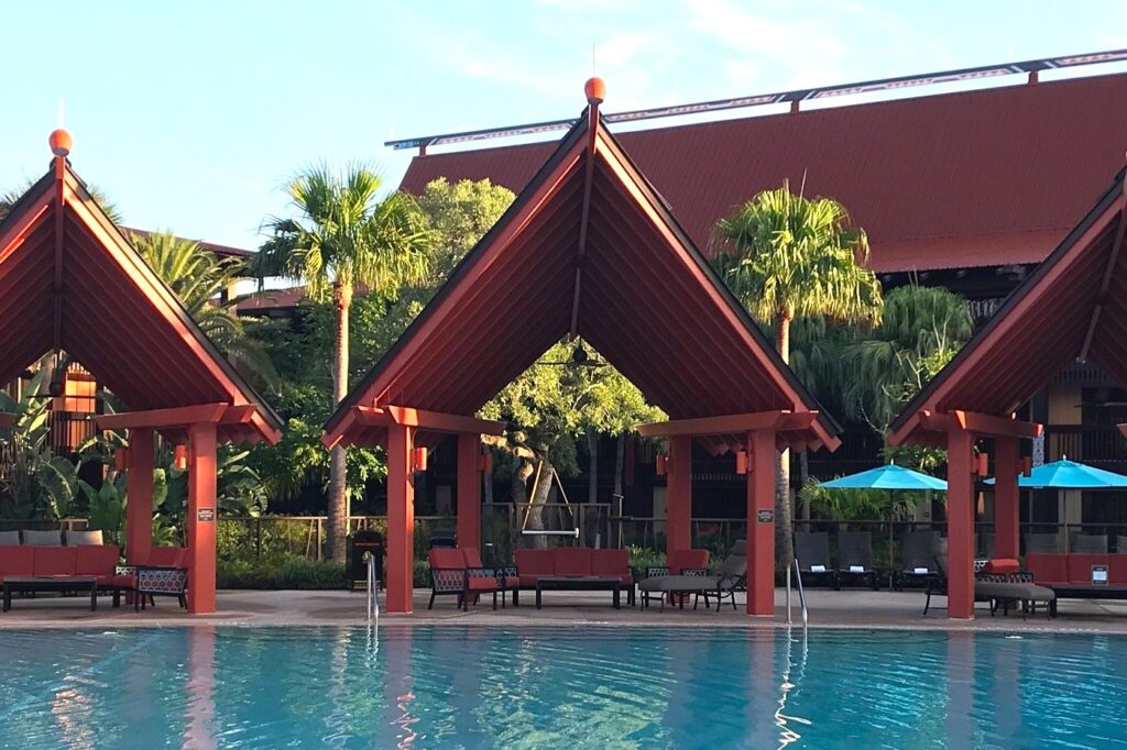 Pool Cabanas, rent dvc points polynesian